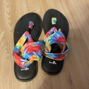 Tie Dye Sanuk Sandals
